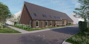 21018_de Erven_4.2 Vooraanzicht vijftal levensloopbestendige woningen